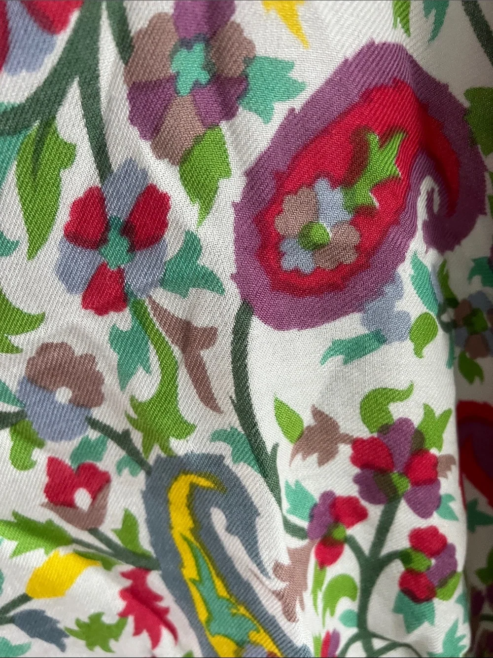 Floral Multi-Color Lightweight Women’s Scarf Size: 28.5” W x  79” L